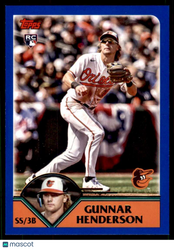 2023 Topps Archives #202 Gunnar Henderson Orioles NM-MT (RC - Rookie Card)