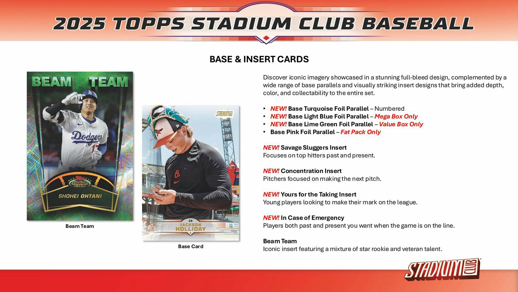 2025 Topps Stadium Club Baseball 8-Pack Blaster Box - MLB Hobby Box