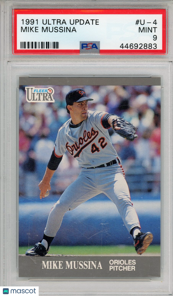 1991 Ultra Update Mike Mussina #U-4 PSA 9