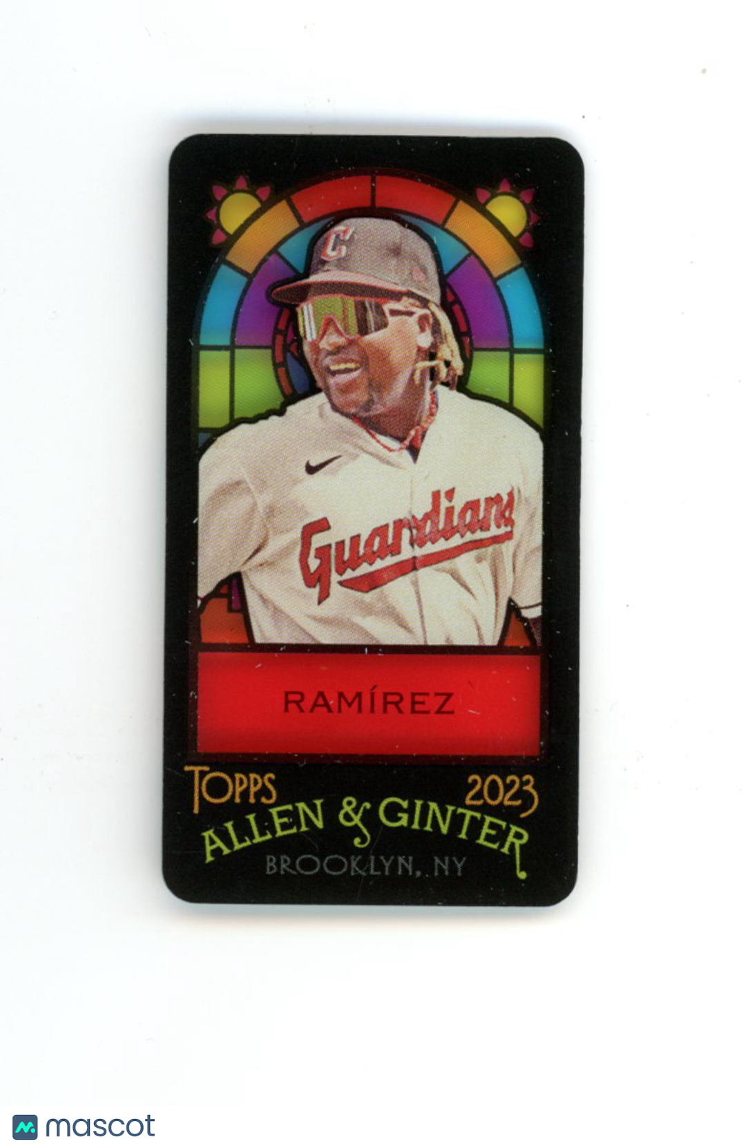 2023 Topps Allen & Ginter José Ramírez Mini Stained Glass #366 Cleveland SSP