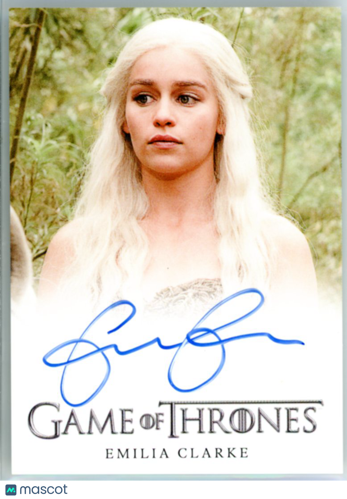 2012 Rittenhouse Game of Thrones Season 1 Emilia Clarke Autograph Full Bleed