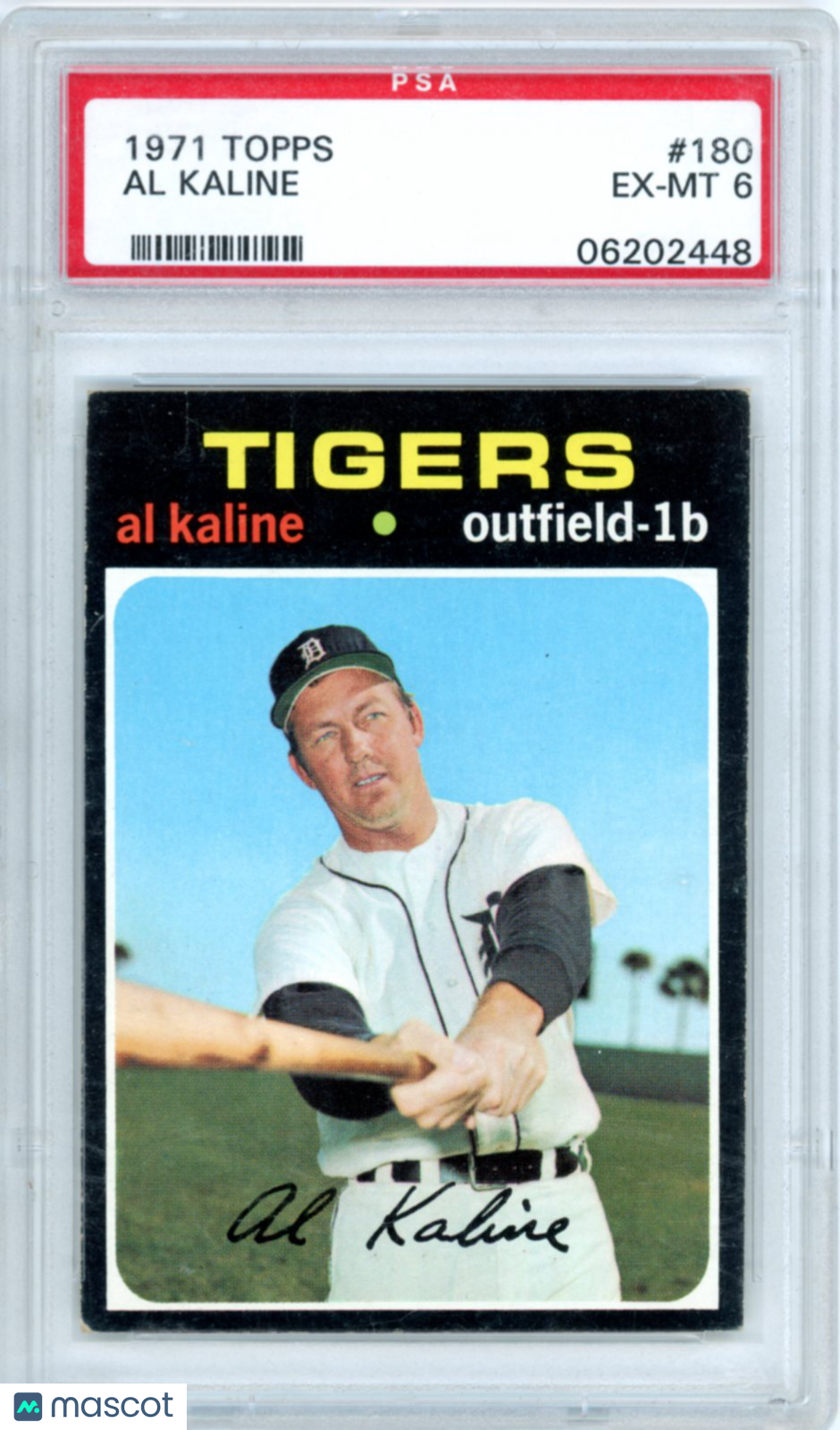 1971 Topps Al Kaline #180 PSA 6