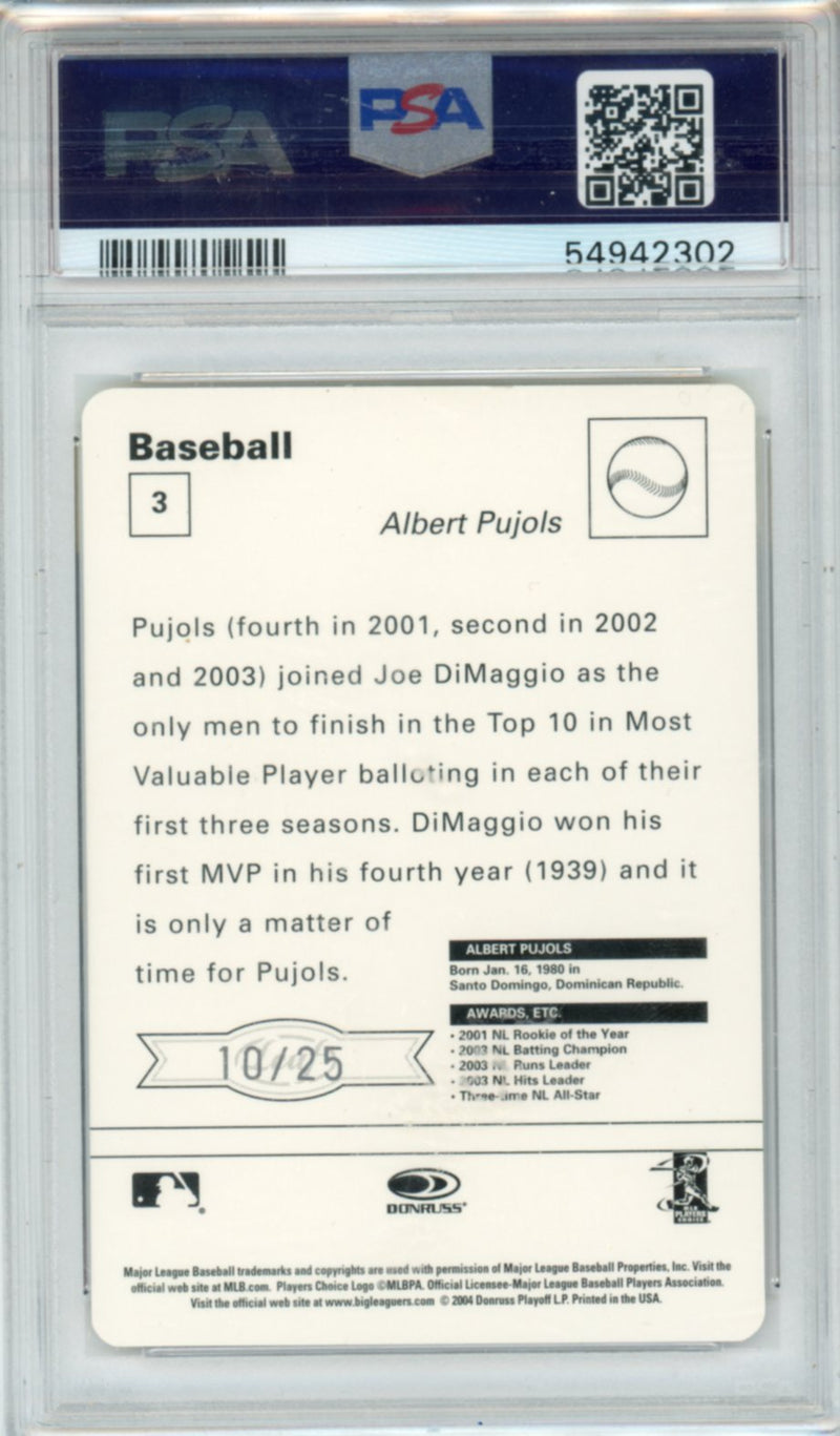 2005 Leaf Sportscaster Albert Pujols