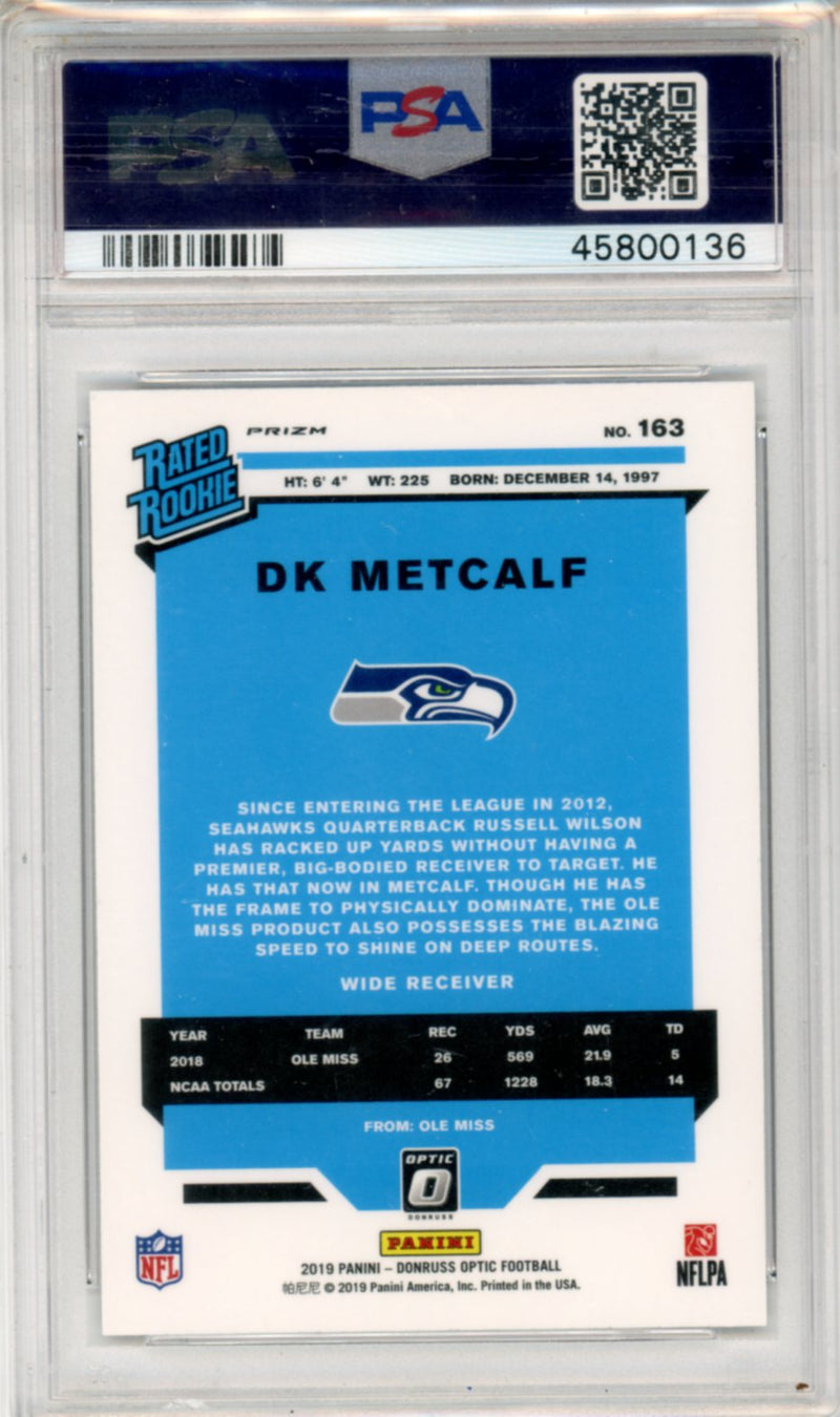 2019 Panini Donruss Optic DK Metcalf