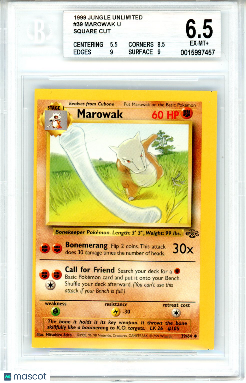 1999 Pokemon Marowak