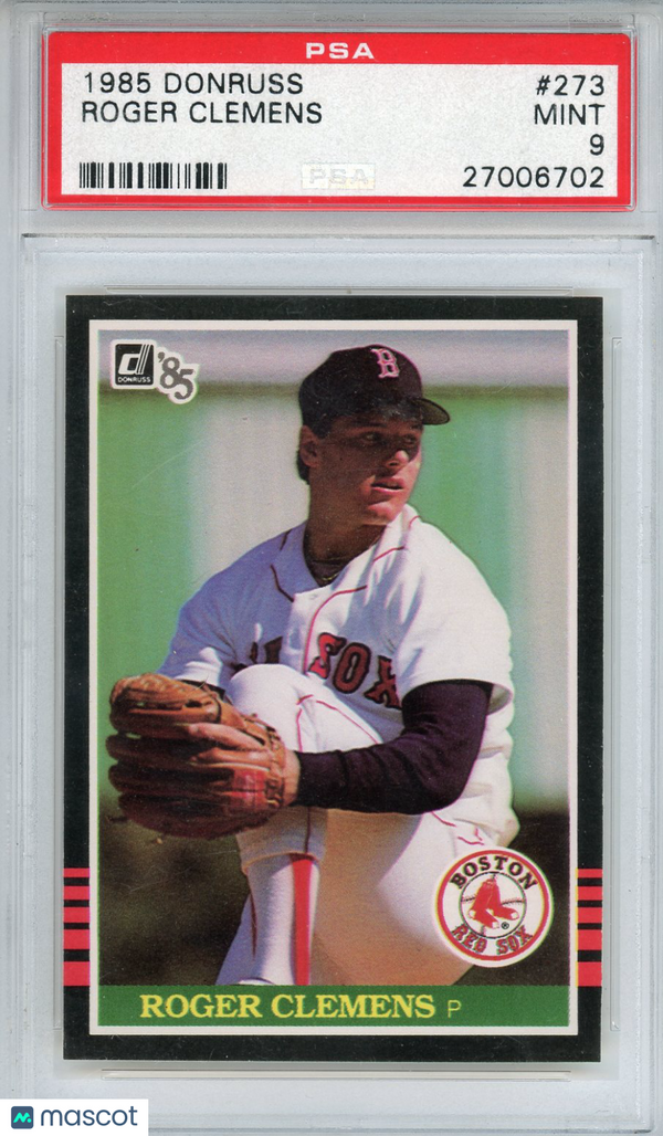 1985 Donruss Roger Clemens #273 PSA 9