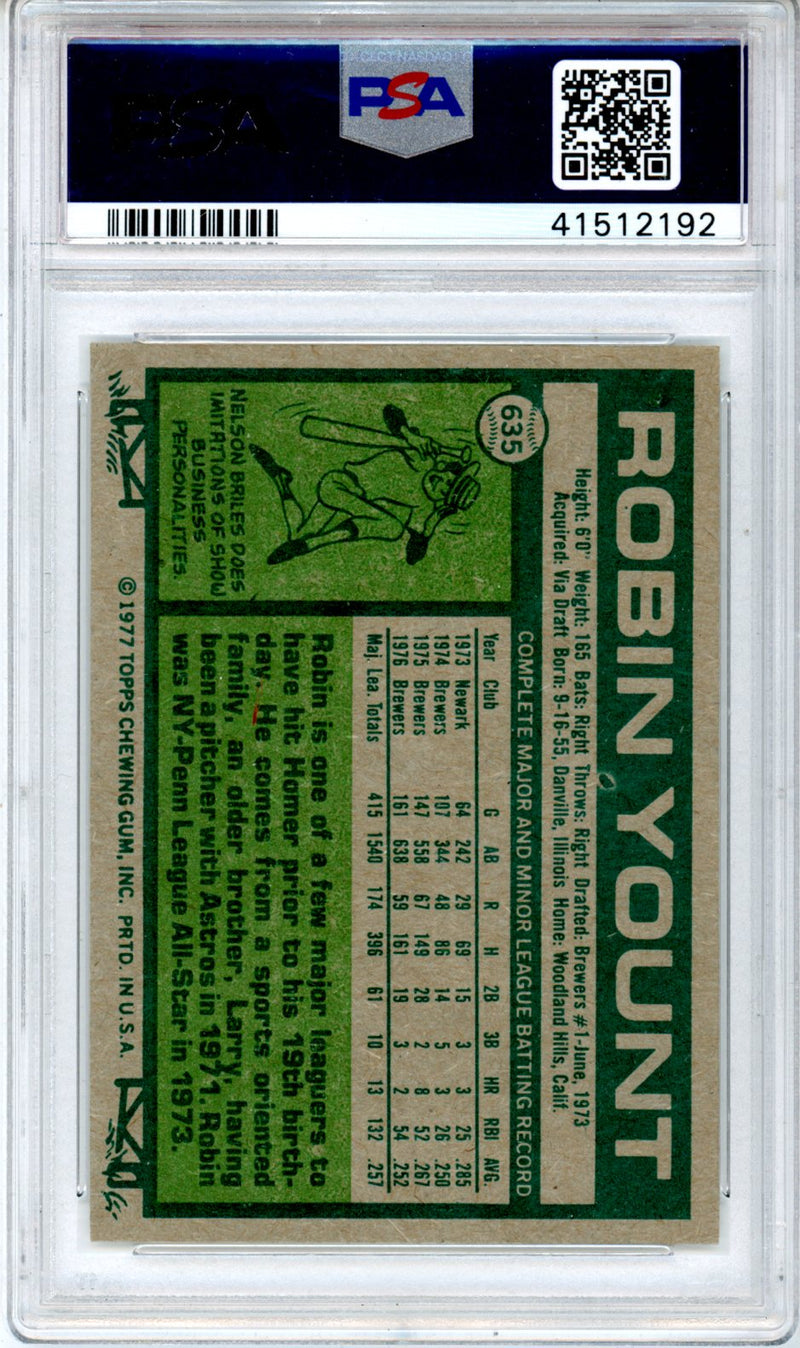 1977 Topps Robin Yount