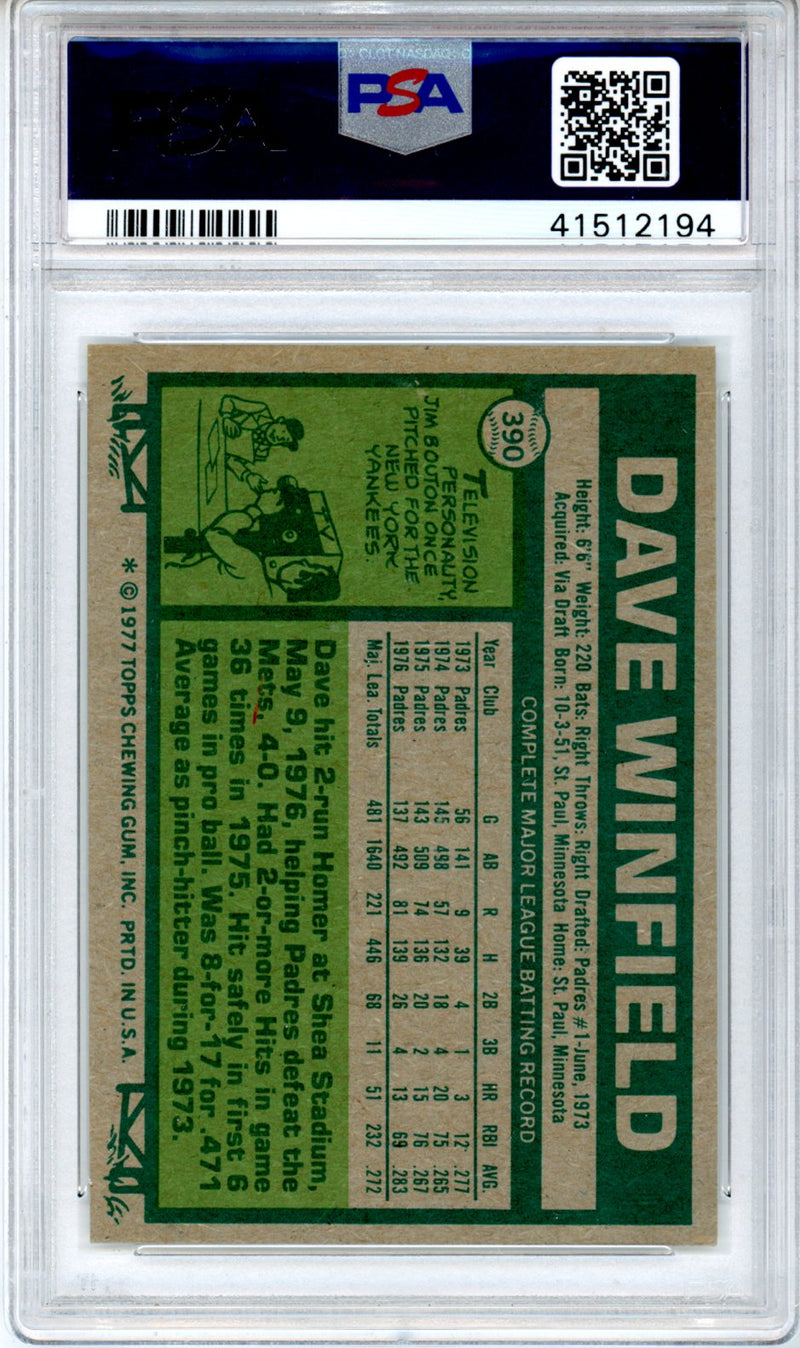 1977 Topps Dave Winfield