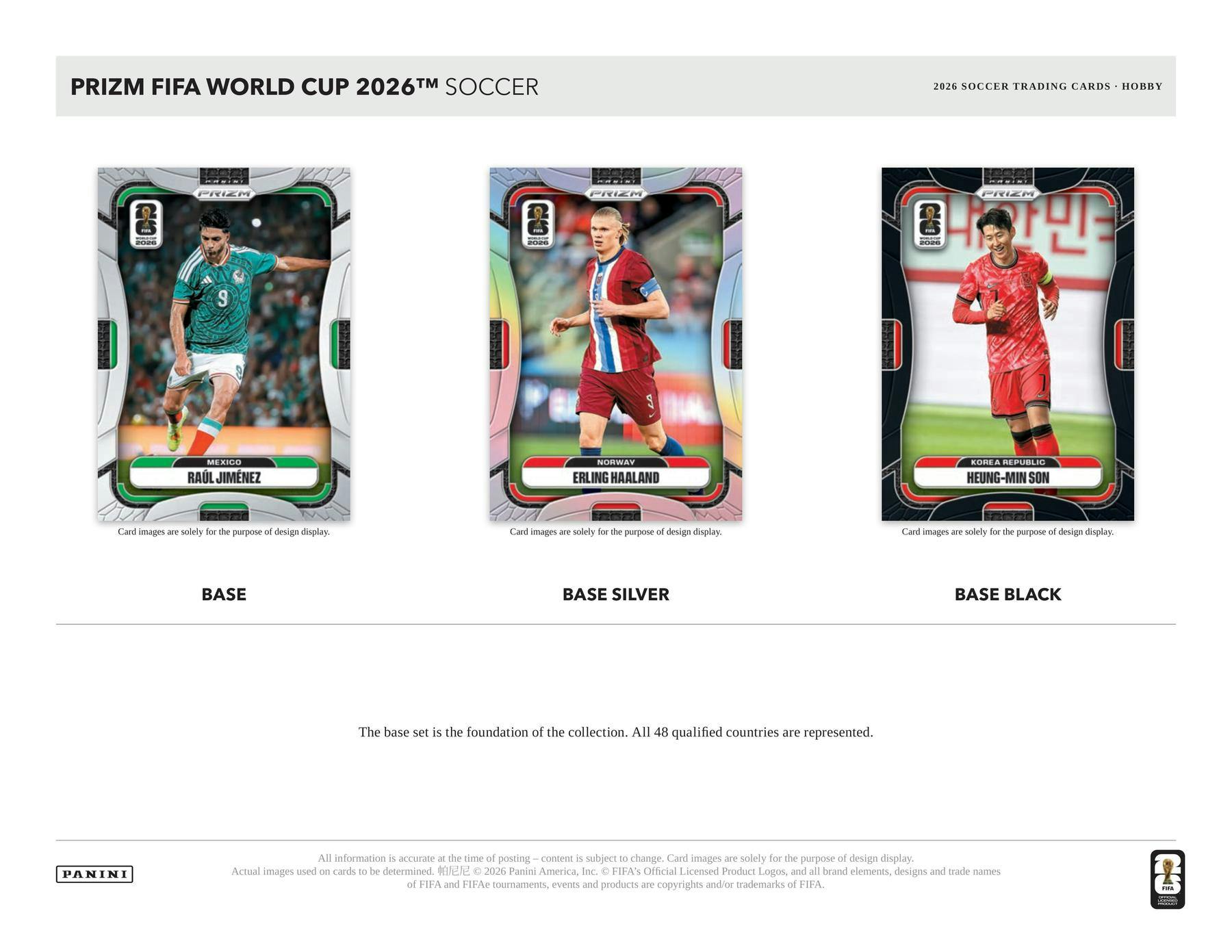 1 Packs of 2026 Panini Prizm FIFA World Cup Soccer Hobby - Soccer