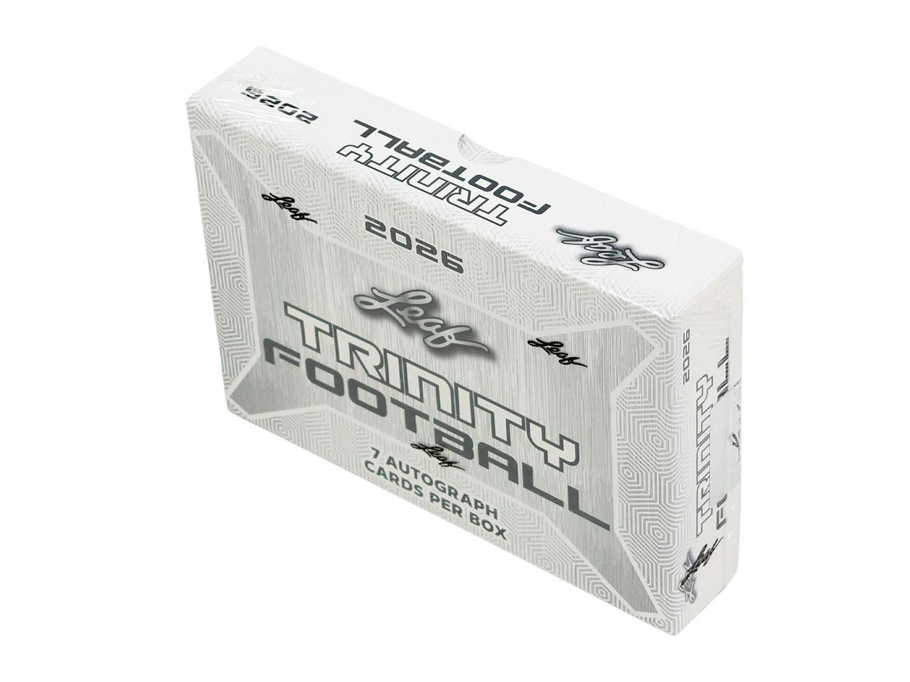 2026 Leaf Trinity Football Hobby Box (7 Auto)