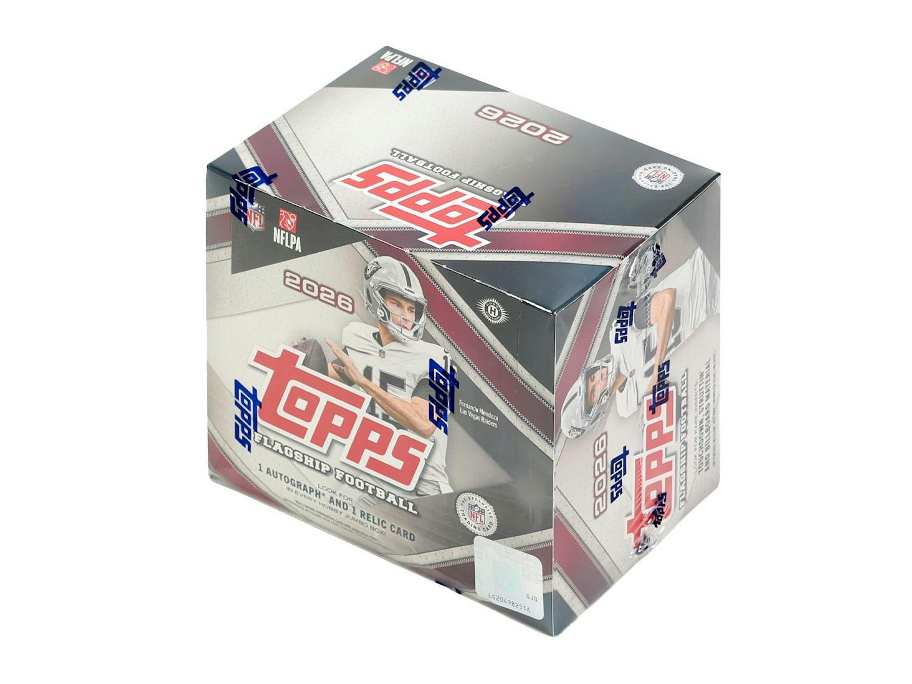 2026 Topps Football Hobby Jumbo Box (1 Autograph and Relic)