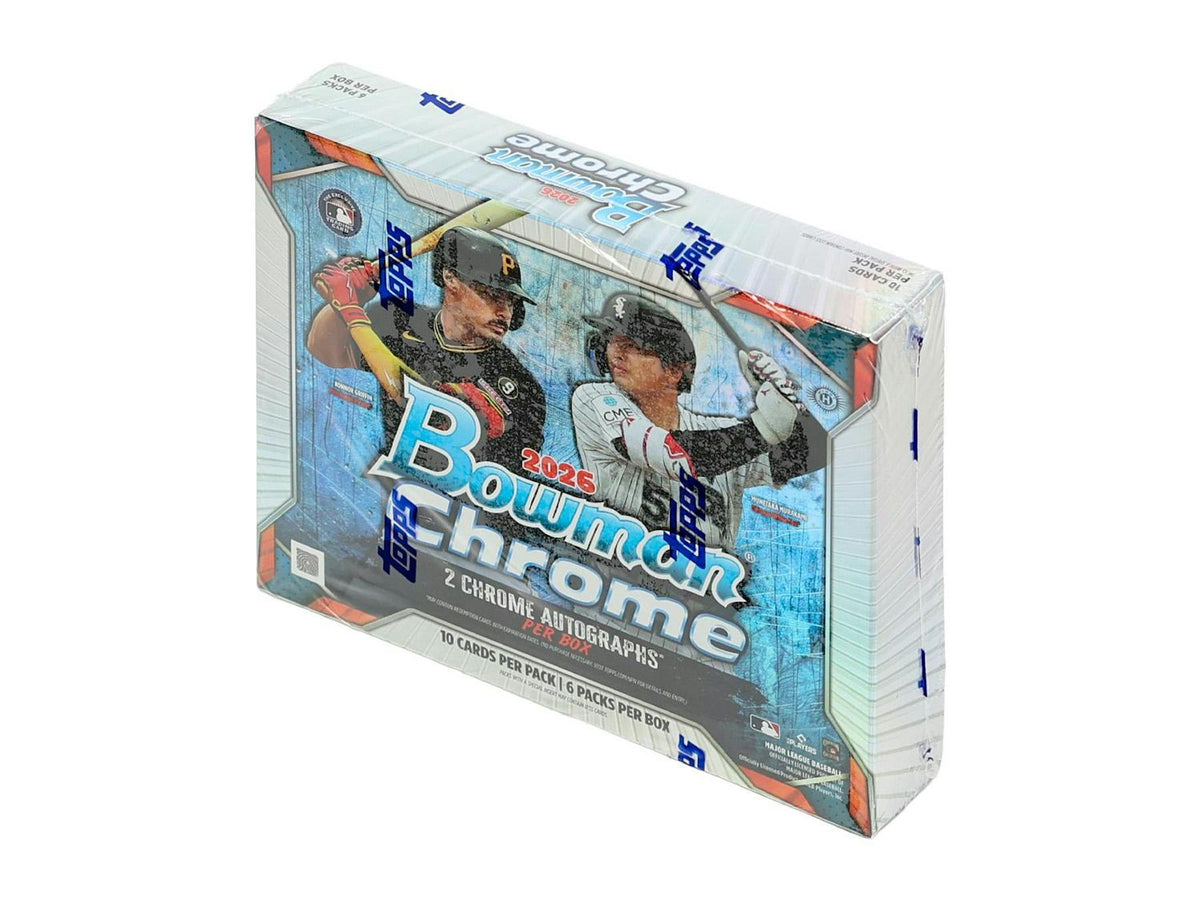 2026 Bowman Chrome Baseball Hobby Box (2 Autos)