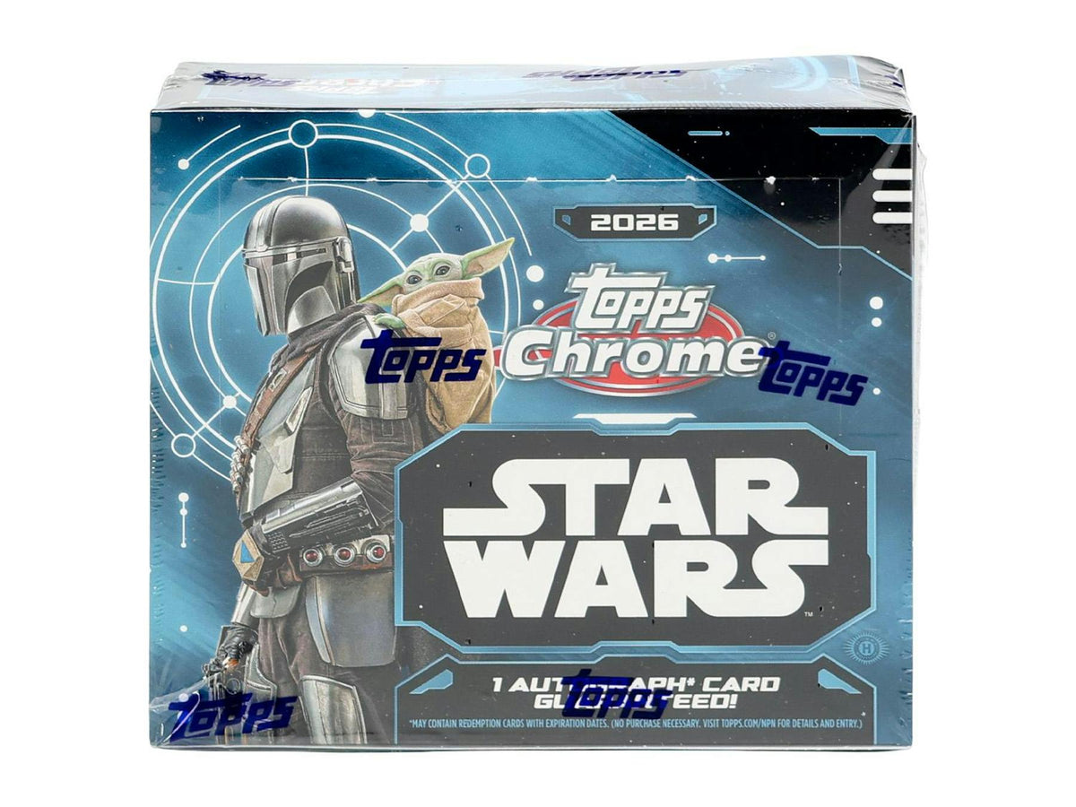 2026 Topps Star Wars Chrome Hobby Box (1 Auto)