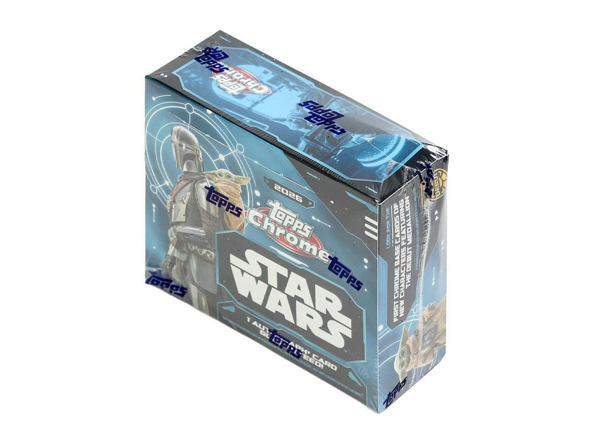 2026 Topps Star Wars Chrome Hobby Box (1 Auto)
