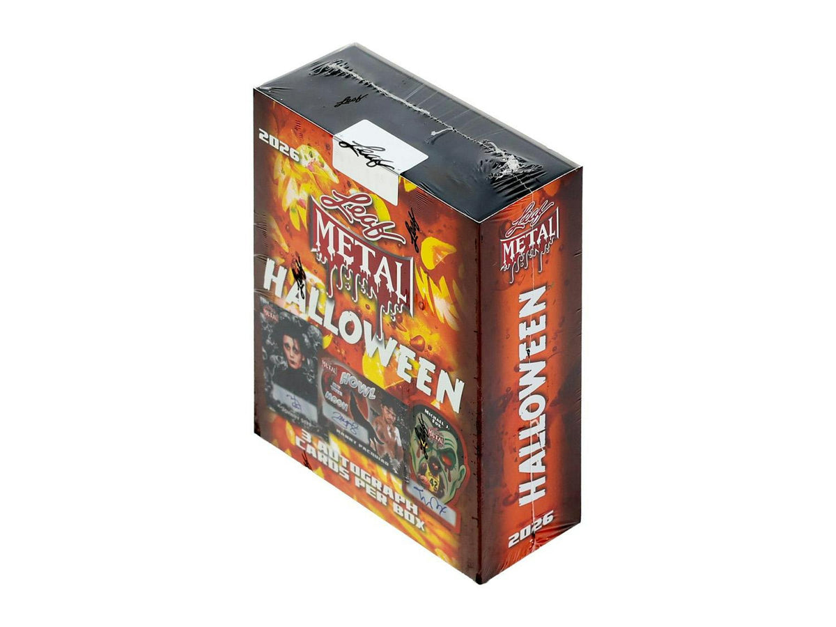 2026 Leaf Metal Halloween Hobby Box (3 Autos) Multi-Sport Entertainment
