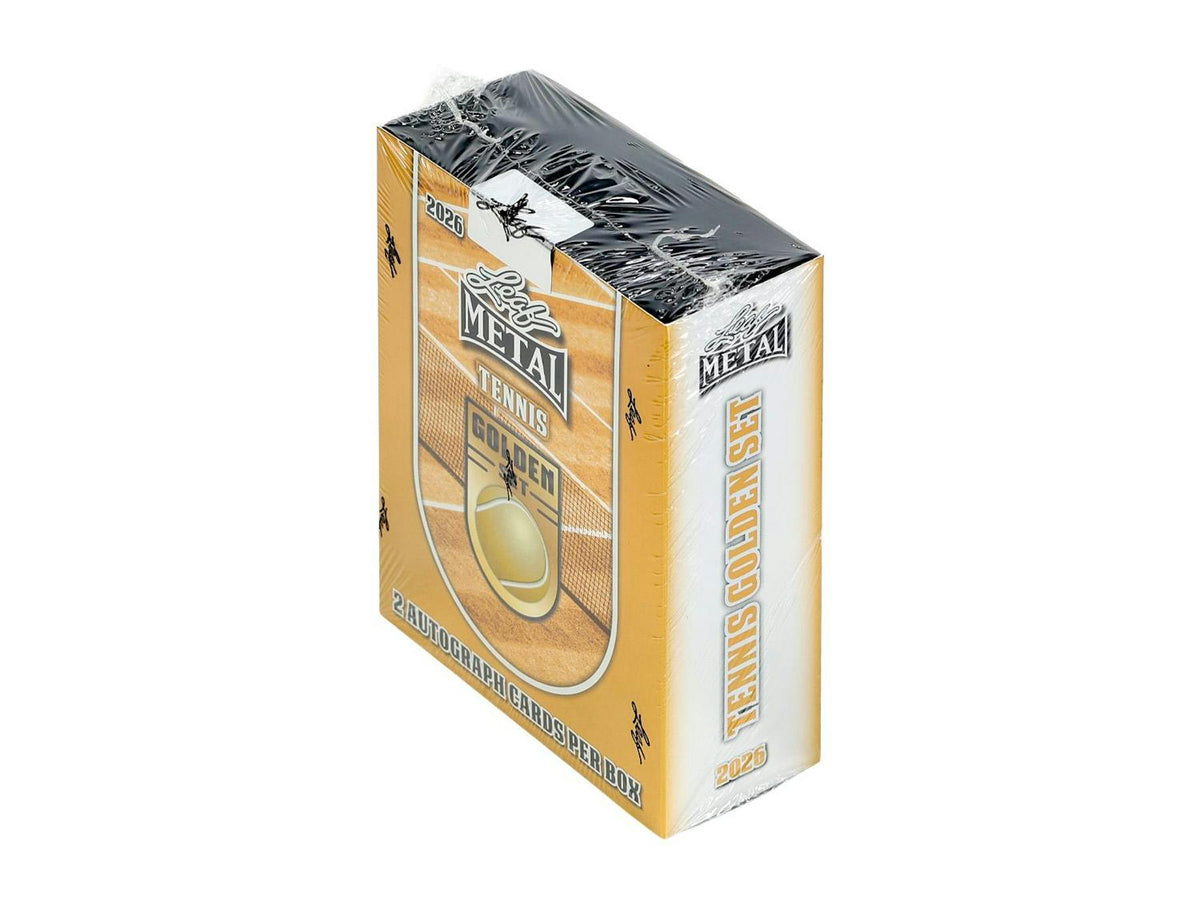 2026 Leaf Metal Tennis Golden Set Hobby Box (2 Autos)