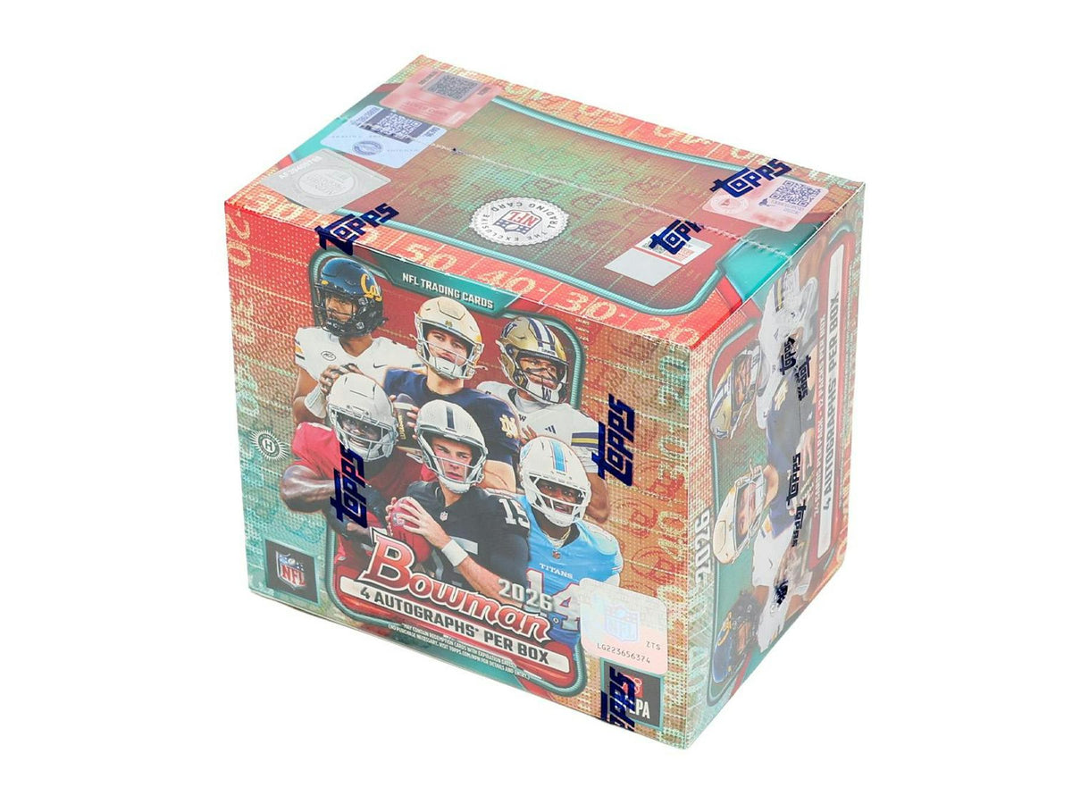 2026 Bowman Football Hobby Jumbo Box (4 Autos)