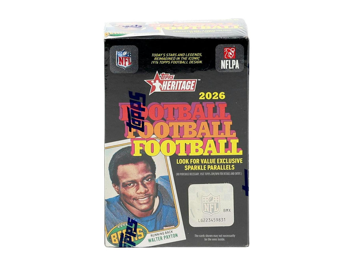 2026 Topps Heritage Football Blaster Box