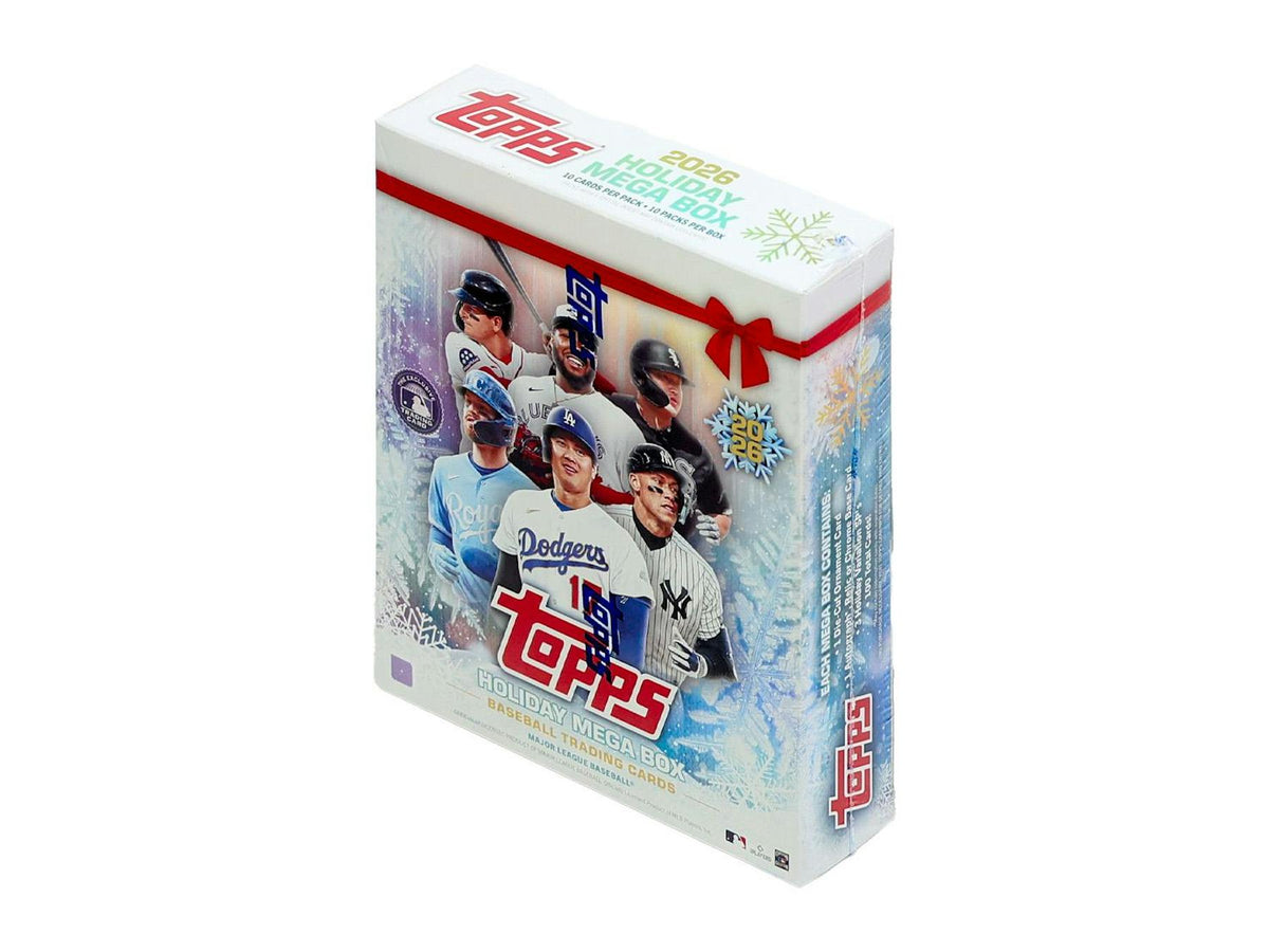 2026 Topps Holiday Baseball Mega Box (1 Autograph, Relic or Chrome Base) Christmas Edition