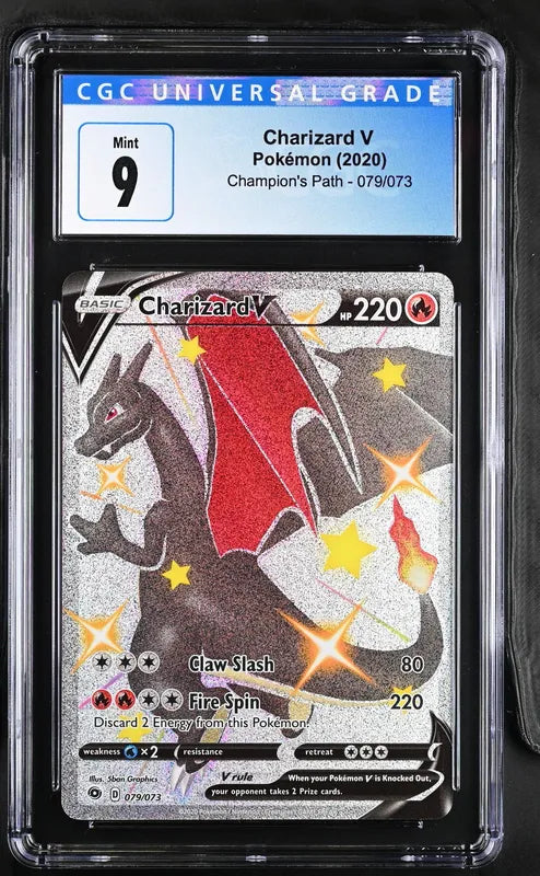 2020 Pokémon Champion's Path Pokémon Charizard V #079/073 English CGC 9