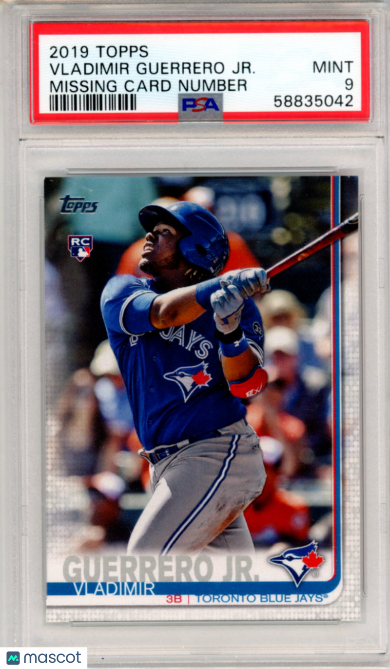 2019 Topps Vladimir Guerrero JR. PSA 9 Baseball