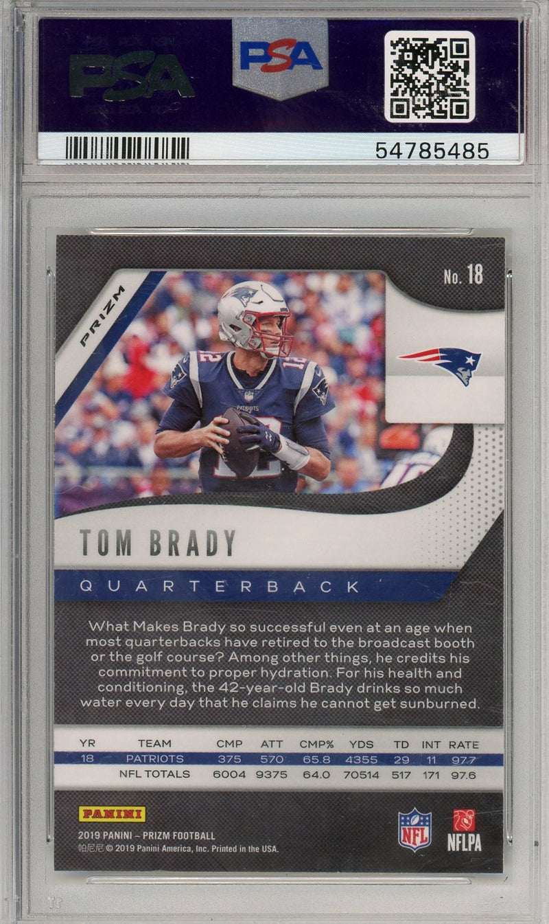 2019 Panini Prizm Tom Brady Lazer