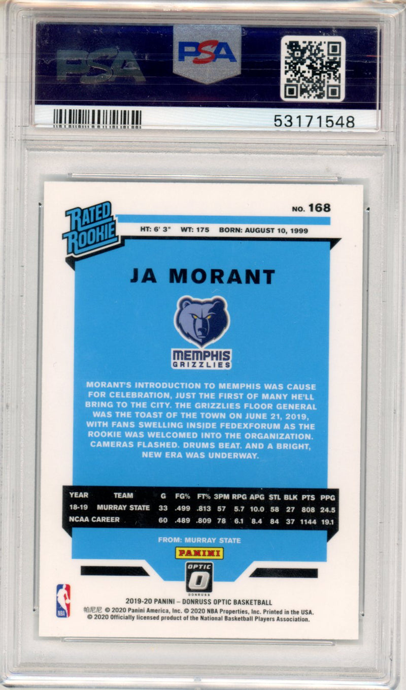 2019 Panini Donruss Optic Ja Morant