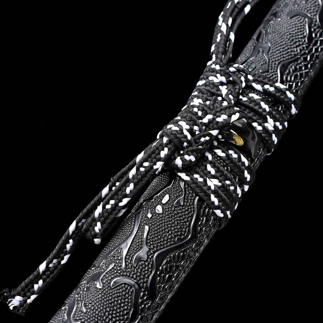 Handmade Japanese Samurai Sword With Leather Saya