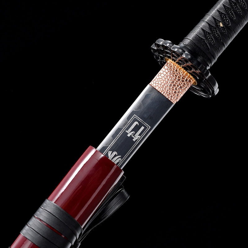 Handmade Japanese Samurai Sword With Printed Blade