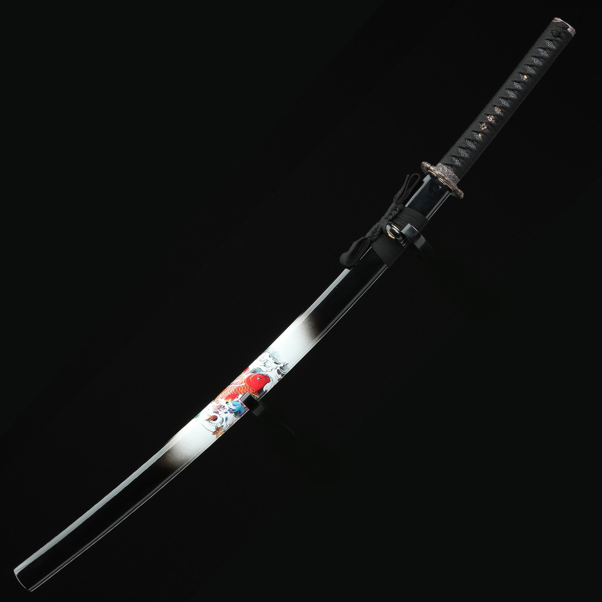 Handmade Japanese Sword With Rose Gold Blade