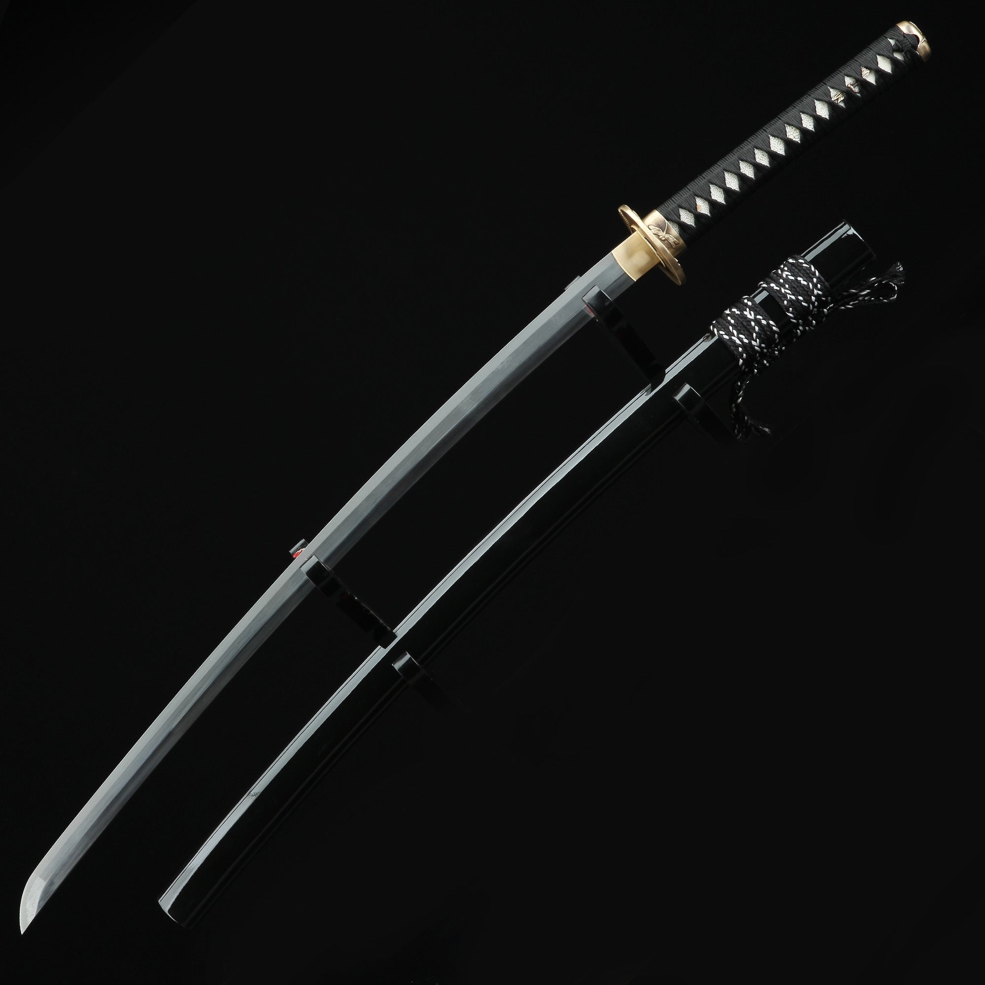 Handmade Real Japanese Katana Sword Damascus Steel Full Tang