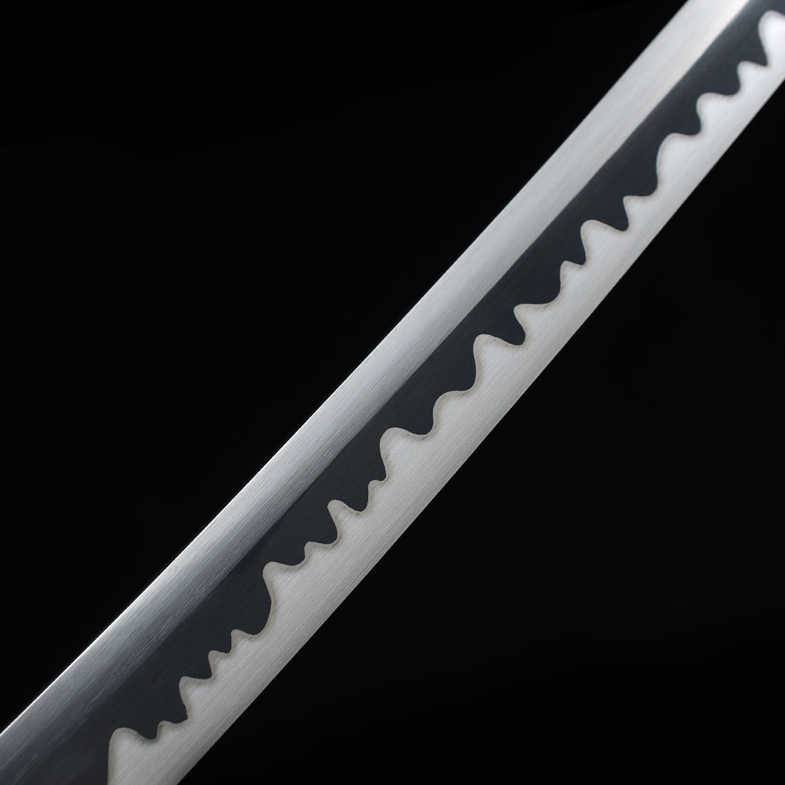 Handmade Japanese Samurai Sword High Manganese Steel With Black Blade