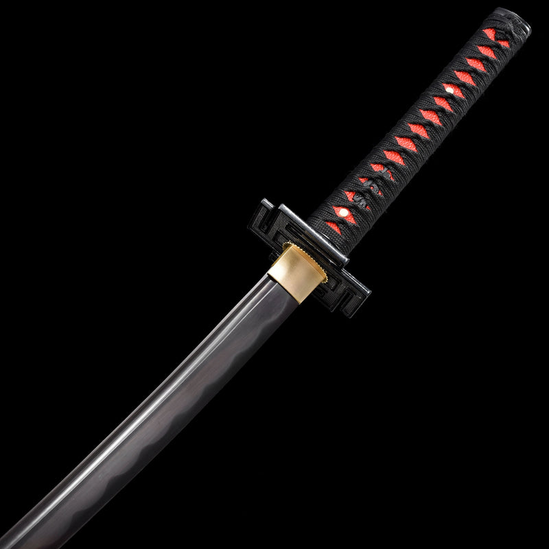 Handmade Bleach Kurosaki Ichigo Bankai Tensa Zangetsu Anime Katana Swords