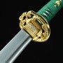 Handmade Japanese Samurai Sword High Manganese Steel With Black Scabbard