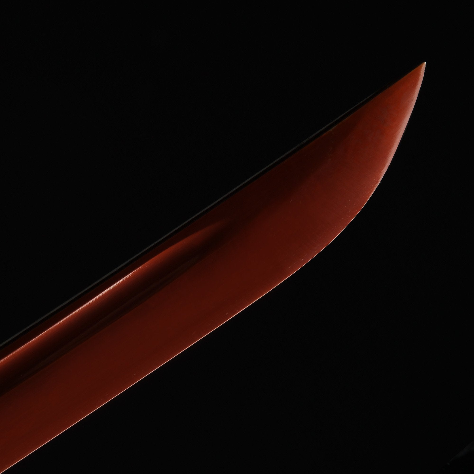 Handmade Japanese Samurai Sword 1060 Carbon Steel With Red Blade