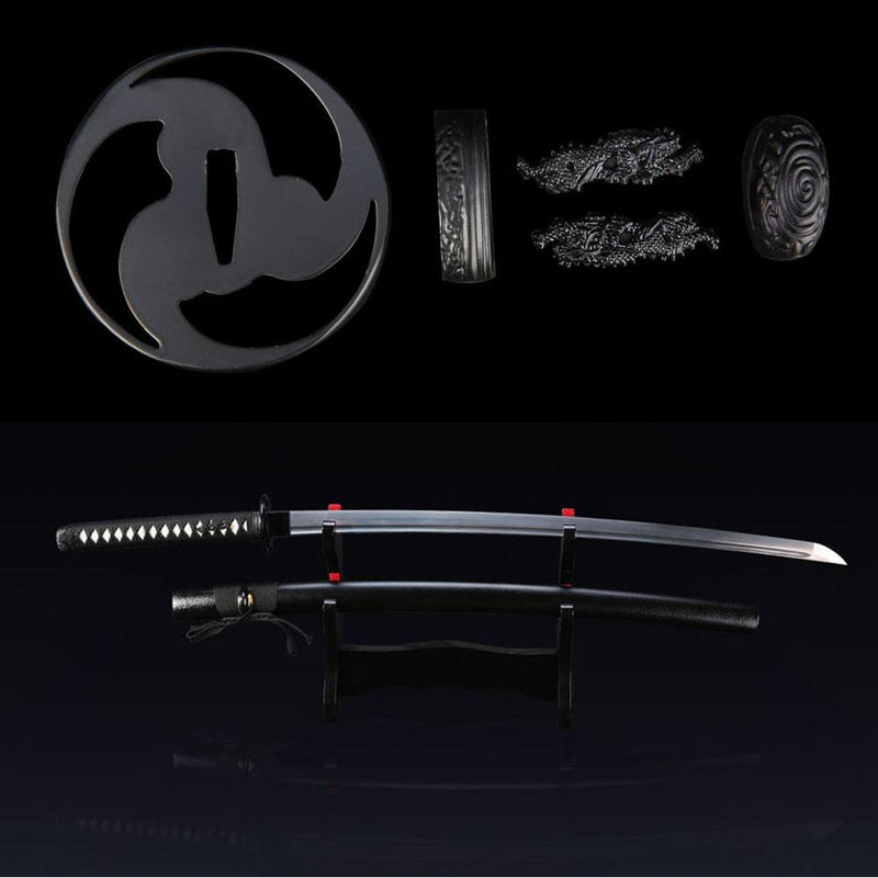 Handmade Japanese Samurai Sword Damascus Steel