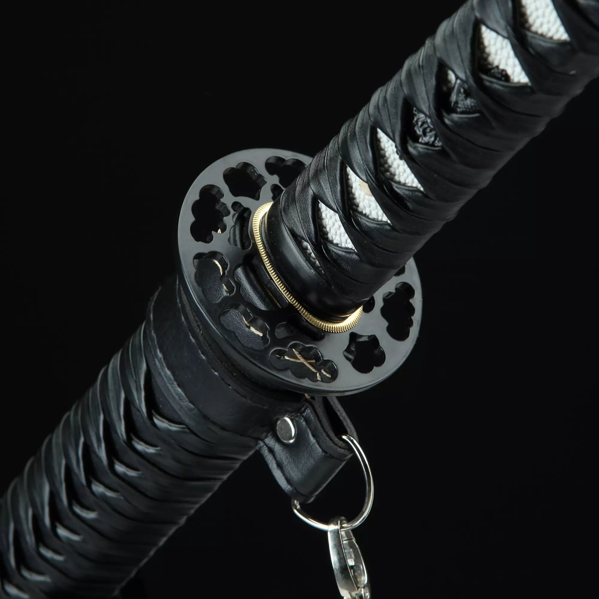Handmade Japanese Samurai Sword 1095 Carbon Steel With Black Blade
