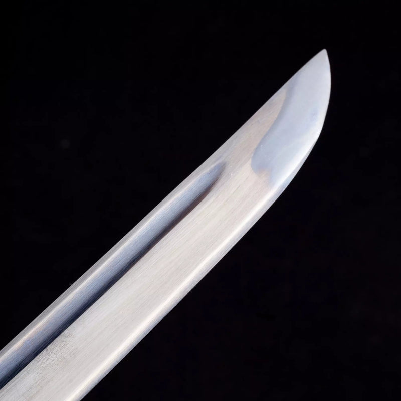 Handmade Japanese Katana Sword Full Tang With Black Scabbard