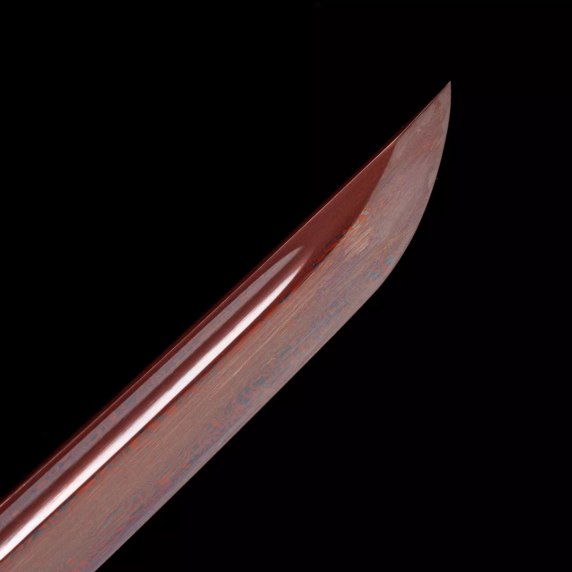 Handmade Hattori Hanzo Kill Bill Beatrix Kiddo's Katana Sword With Red Blade