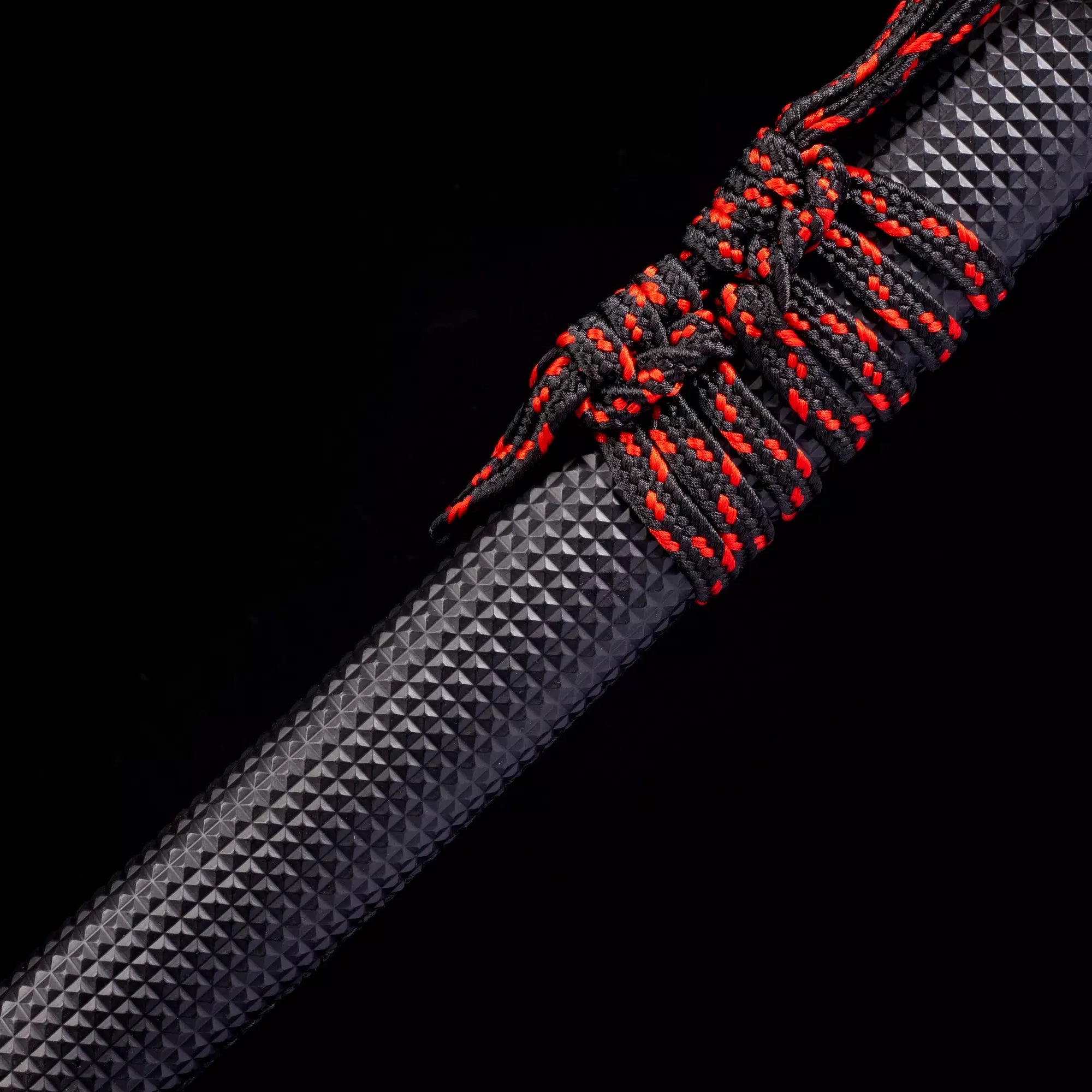 Handmade Japanese Nihonto Katana Sword With Black Leather Scabbard