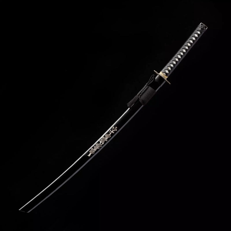 Handmade Japanese Sword High Manganese Steel With Blue Blade