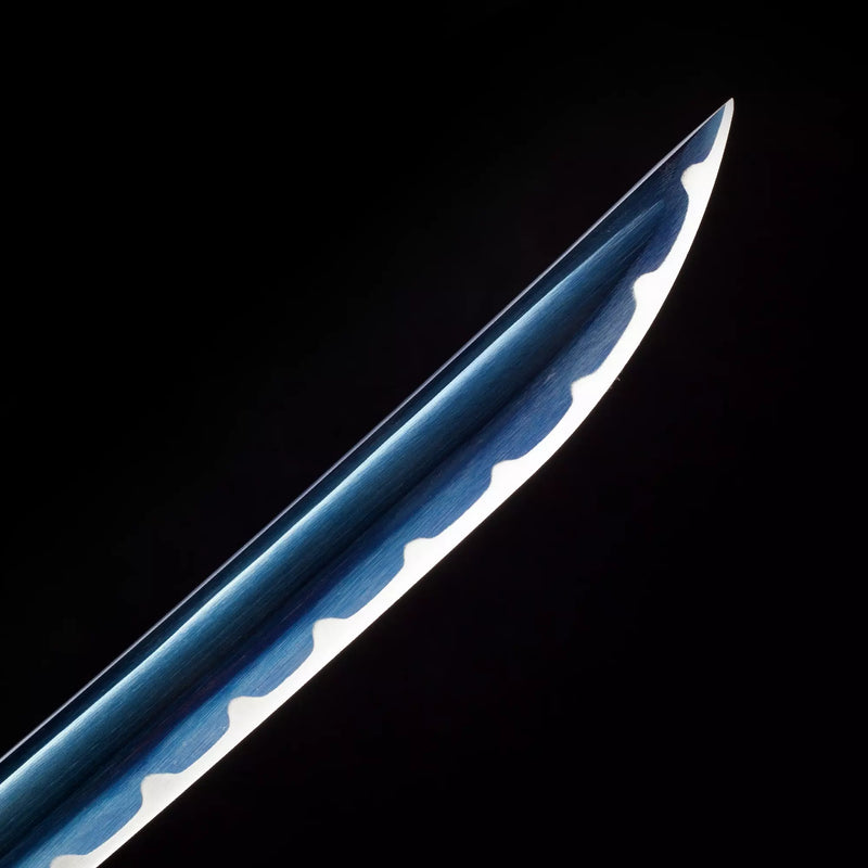 Handmade Japanese Sword High Manganese Steel With Blue Blade