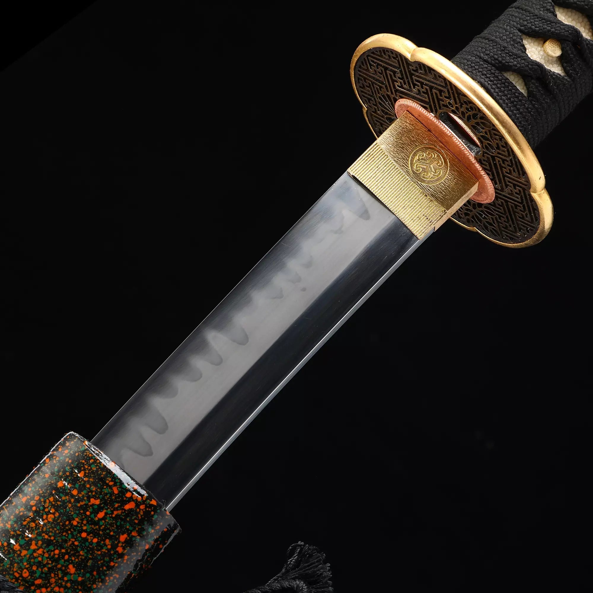 Handmade Japanese Samurai Sword Real Hamon Full Tang