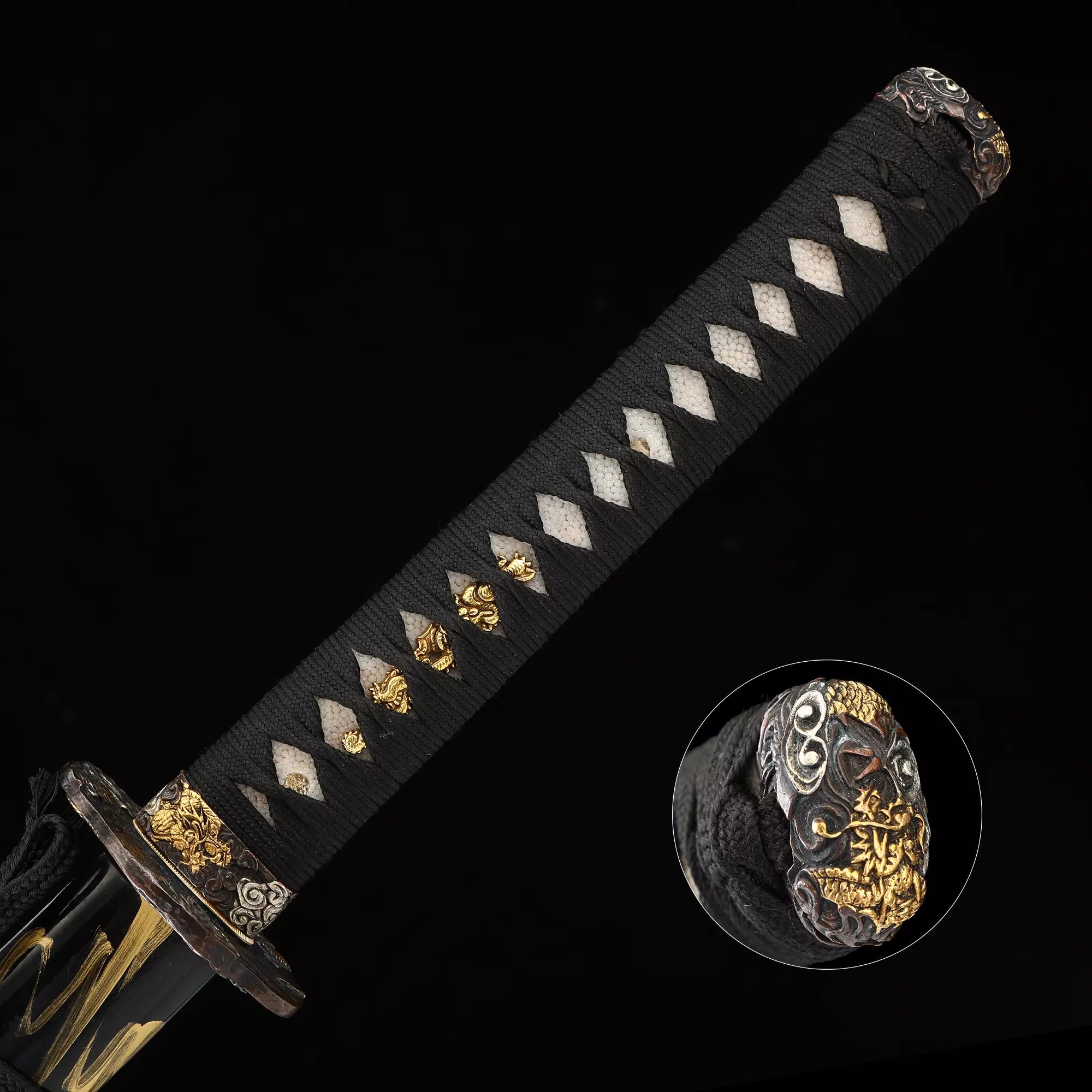 Handmade Premium Japanese Katana Sword Clay Tempered