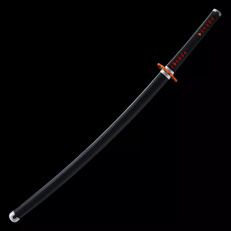 Tanjiro Kagura Sword, Demon Slayer Sword, Kimetsu No Yaiba Sword - Nichirin Sword