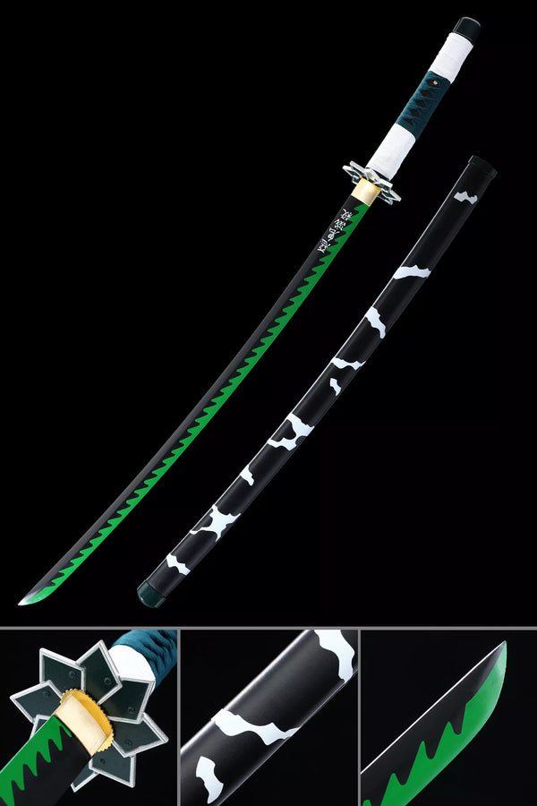 Sanemi Shinazugawa's Sword, Demon Slayer Sword, Kimetsu No Yaiba Sword - Nichirin Sword