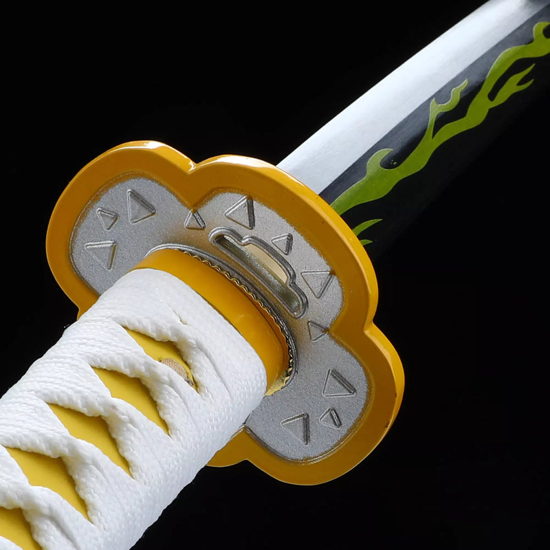 Zenitsu Agatsuma's Sword, Demon Slayer Sword, Kimetsu No Yaiba Sword - Nichirin Sword