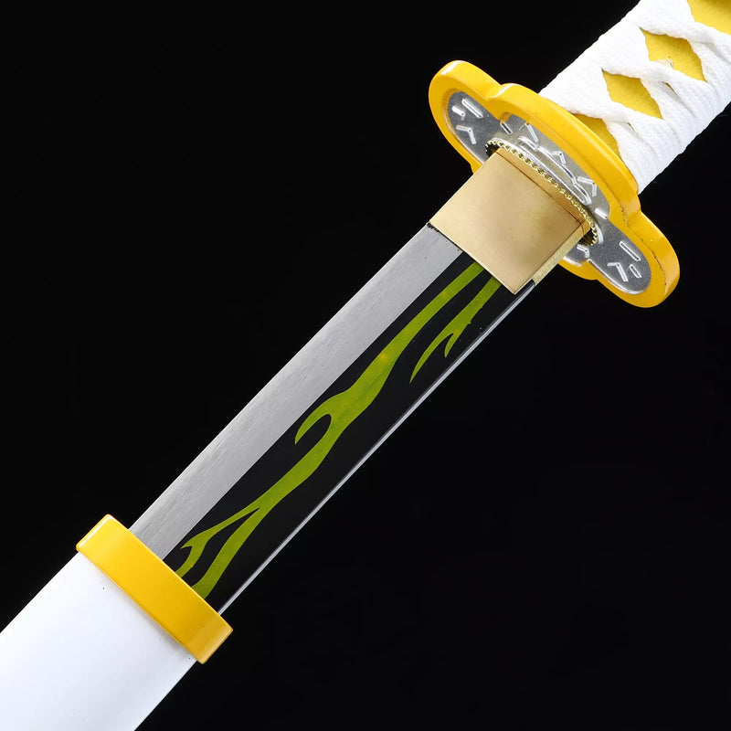 Zenitsu Agatsuma's Sword, Demon Slayer Sword, Kimetsu No Yaiba Sword - Nichirin Sword