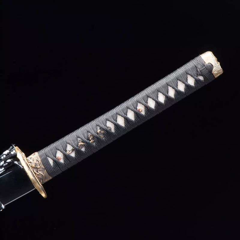 High-performance Japanese Samurai Sword Folded Pattern Steel