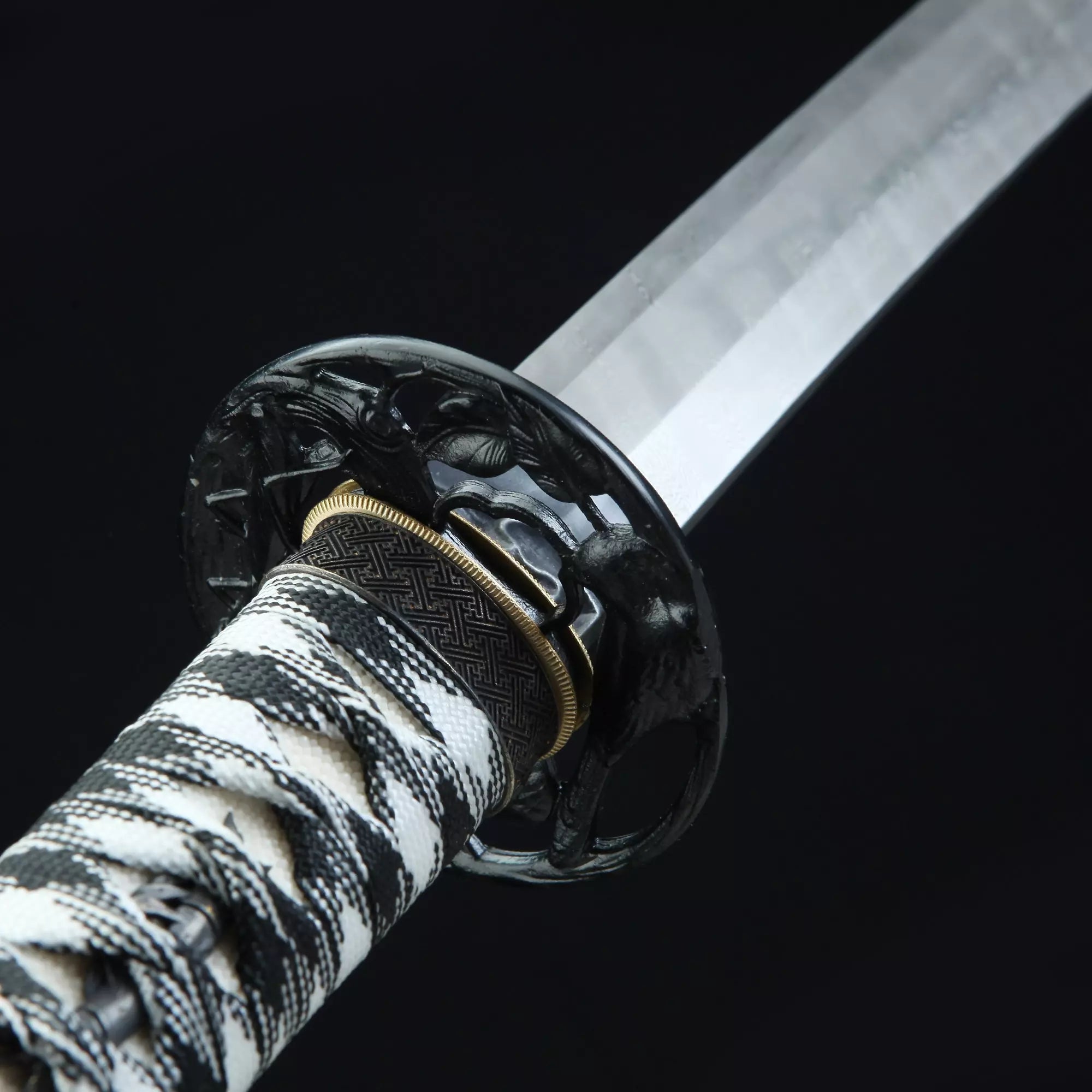 Handmade Japanese Katana Sword Damascus Steel Full Tang